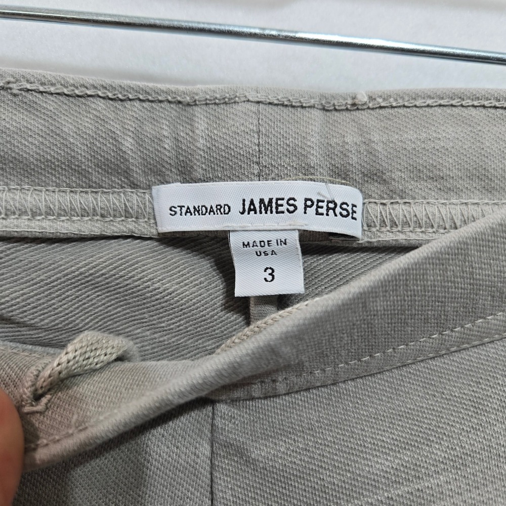 James Perse Jogger Estilo Pants Size 6 Grey Khaki Cotton Pockets Utility #1029 - Picture 5 of 9